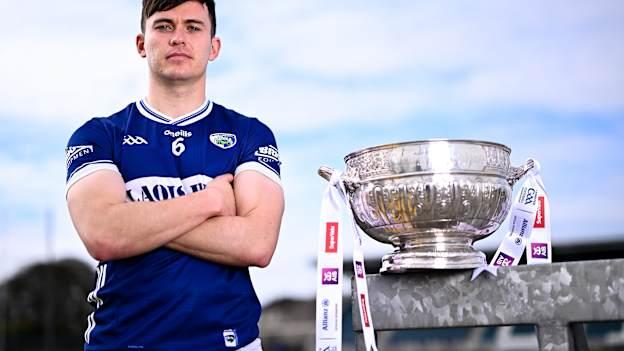 Laois footballer Brian Byrne pictured at the launch of the Leinster SFC. Photo by Piaras Ó Mídheach/Sportsfile