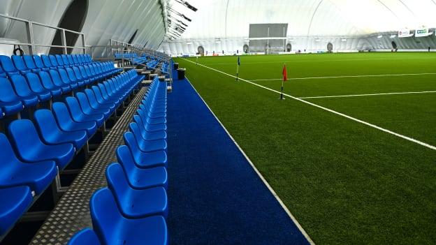 London face Mayo at the University of Galway Connacht GAA Air Dome on Sunday. Photo by Piaras Ó Mídheach Sportsfile