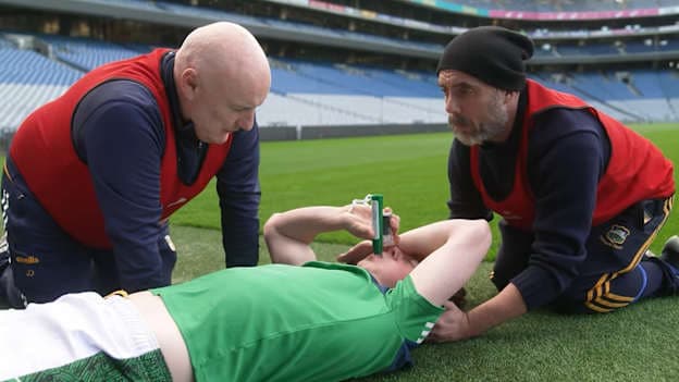 Pictured are participants in the inaugural Level 3 Gaelic Games Advanced Medical Emergencies (GAME) Course for inter-county medics which took place at Croke Park.