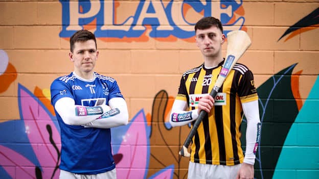 Tooreen and Upperchurch-Drombane captain, Fergal Boland and Keith Ryan, pictured ahead of the AIB All-Ireland Club Intermediate Hurling Final. 
