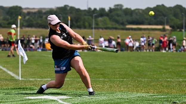 Action from the Ladies Rounders during day four of the oneills.com GAA World Games 2026 at the SETU Arena in Carriganore, Waterford. Photo by Paul Phelan/Sportsfile