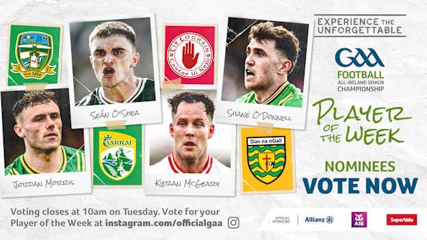 GAA.ie Footballer of the Week nominees