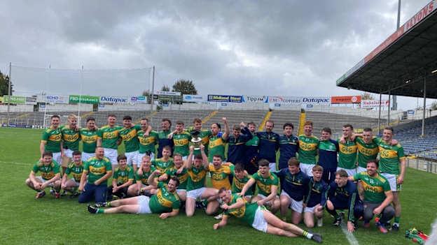 Aherlow celebrate victory in the Tipperary Intermediate football final. 