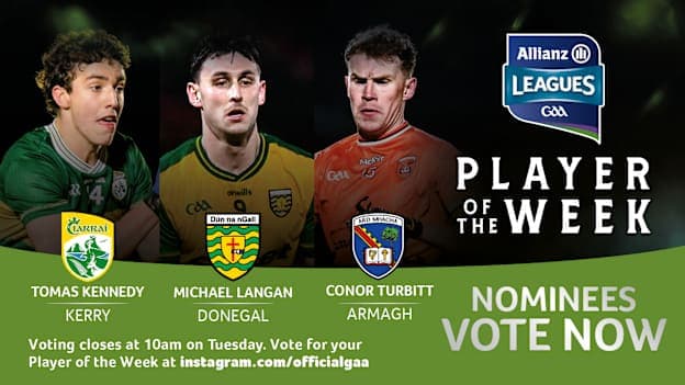 GAA.ie Footballer of the Week nominees