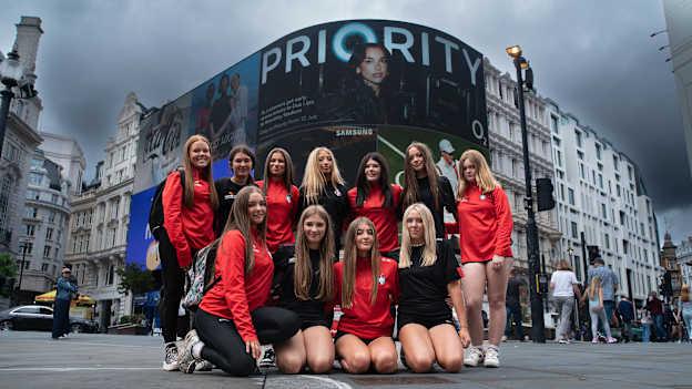 Students from Holy Cross College and Strabane Academy travelled to London.
