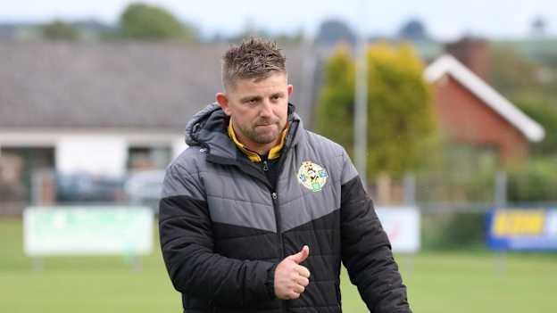 Portglenone senior football team manager, John McKeever. Photo credit: Colleen Webb.