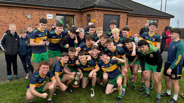 Tubberclair celebrate after winning the Westmeath U20 football championship. 