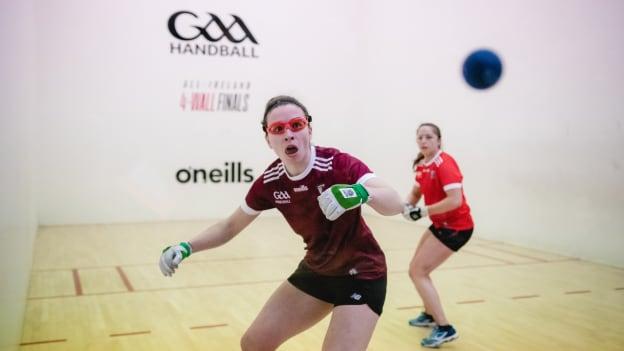 Ciana Ní Churraoin in GAA Handball action.