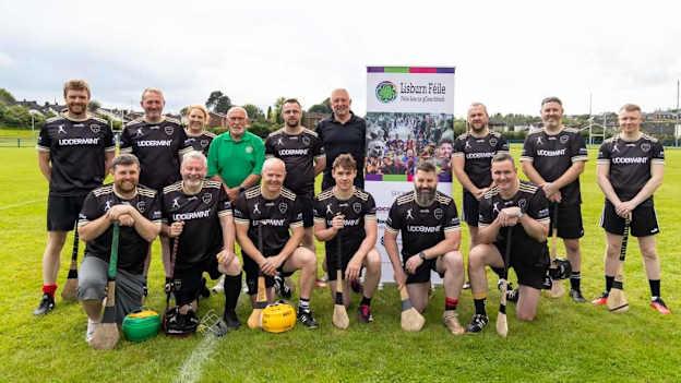 The Social Slashers pictured before a blitz. Gary Thomas is pictured in the front row, second from the left. 