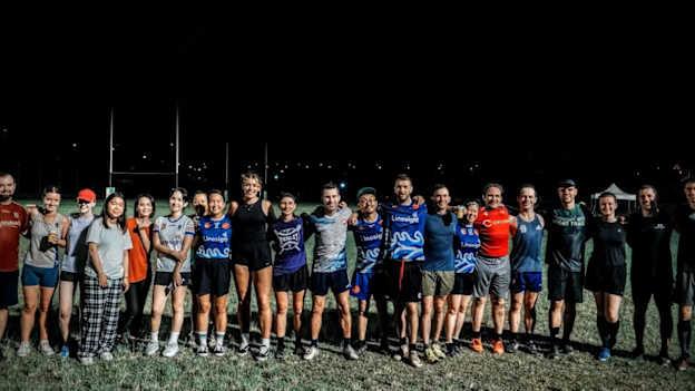 Taiwan Celts players at a recent training session.
