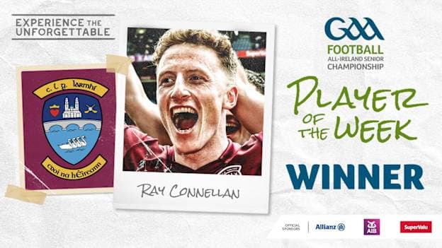 GAA.ie Footballer of the Week Ray Connellan.
