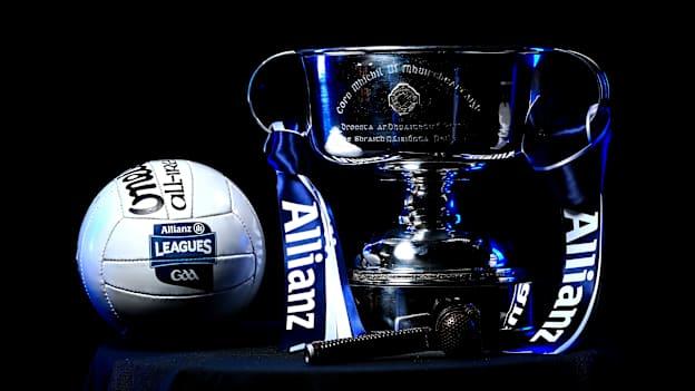 Corn Cuimhneacháin Mhíchíl Uí Mhuircheartaigh Nochta ag Allianz agus ag CLG roimh Chluichí Ceannais Shraitheanna Peile Allianz