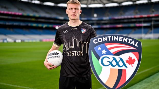 CYC ambassador and Armagh footballer Rian O'Neill at the CYC Launch 2024 at Croke Park in Dublin. Photo by Ben McShane/Sportsfile.