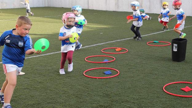 Young Passage GAA club members enjoying the 'Well!Kids' programme. Photograph by Noel Browne. 