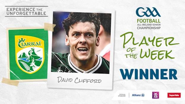 GAA.ie Footballer of the Week David Clifford.