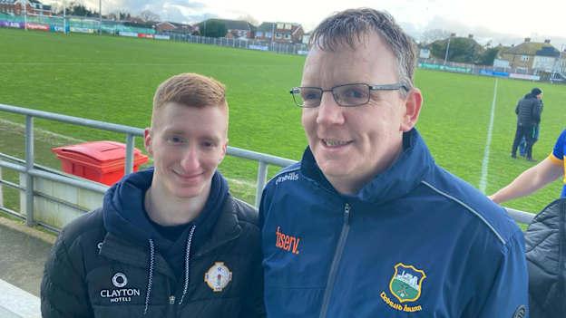 Relatives Charlie Evans and Jonathan Cullen carrying out Communications Officer role in different countries