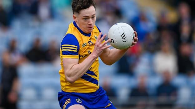 Shane McGinley was prominent at U20 level for Roscommon in 2024. Photo by Ben McShane/Sportsfile