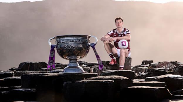 AIB launched its 10th year sponsoring the AIB GAA All-Ireland Senior Football Championships, as #TheToughest players in Gaelic Games set their sights on All-Ireland success. Galway forward Rob Finnerty pictured at the launch.  