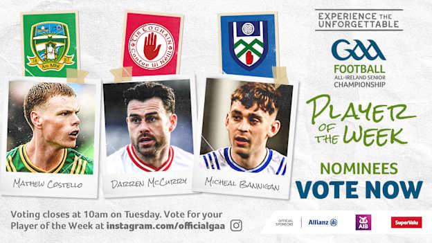 GAA.ie Footballer of the Week nominees
