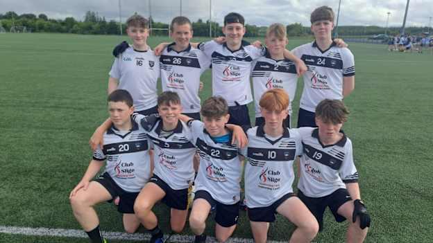 One of the Sligo teams competing at a Connacht GAA U14 Academy Day in July.