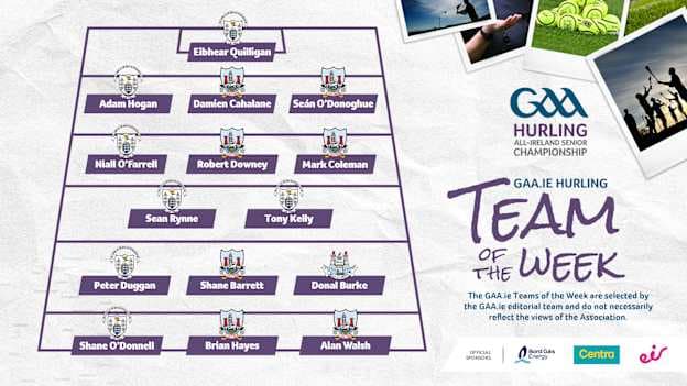 This week's GAA.ie Hurling Team of the Week.
