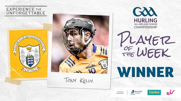 GAA.ie Hurler of the Week Tony Kelly.