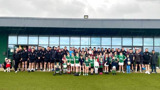The Galway senior football team visited Gael Londain earlier this month.