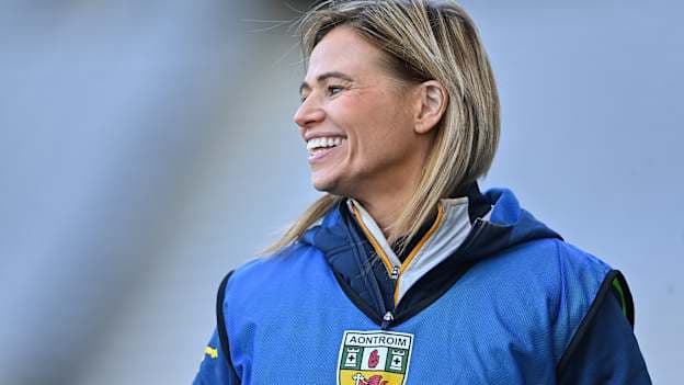 Antrim senior camogie manager, Elaine Dowds. Photo by Piaras Ó Mídheach/Sportsfile