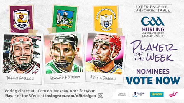 GAA.ie Hurler of the Week nominees