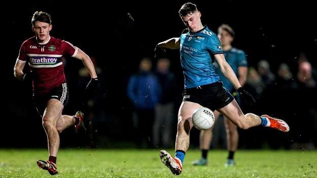 Maynooth University's Conor Duke in Electric Ireland Sigerson Cup action. Photo by Thomas Flinkow/Sportsfile