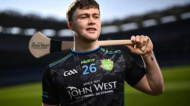 Darragh McCarthy, Tiobraid Árann, ag seoladh John West Féile i bPáirc an Chrócaigh inniu