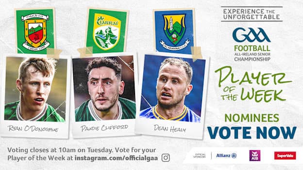 GAA.ie Footballer of the Week nominees.