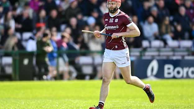 Johnny Glynn featured for Galway in the 2024 Leinster SHC. Photo by David Fitzgerald/Sportsfile