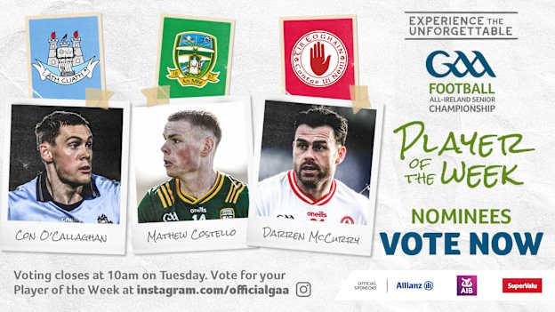 GAA.ie Footballer of the Week nominees.