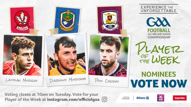 GAA.ie Footballer of the Week nominees.