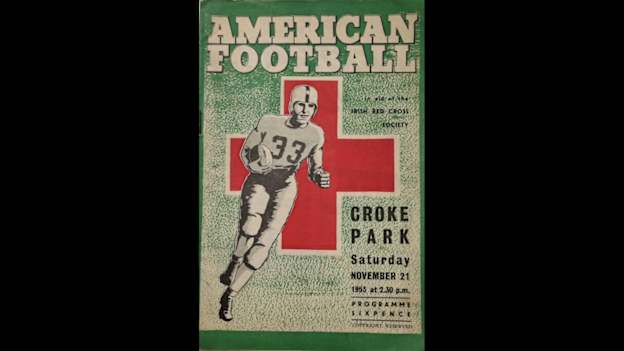 A US Air Force American Football league match between the Burtonwood Bullets and the Wetherfield Raiders was held in Croke Park on Saturday, November 21, 1953.