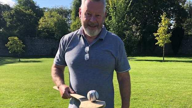 Gary Thomas, who turns 70 later this month, has found a love of hurling late in life with the Social Slashers, a group of social hurlers based around the greater Downpatrick area. 