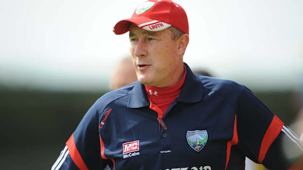 Louth manager Eamonn McEneaney pictured during the 2009 Leinster Senior Championship Quarter-Final, Laois v Louth, Parnell Park, Dublin. Picture credit: Ray McManus / SPORTSFILE.