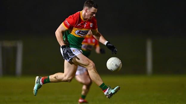 Mikey Bambrick of Carlow during the Allianz Football League Division 4 match between Waterford and Carlow at Fraher Field in Dungarvan, Waterford. Photo by Tyler Miller/Sportsfile.