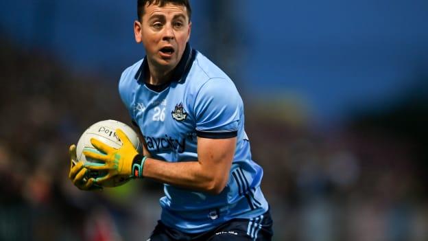 Cormac Costello in Allianz Football League action. Photo by David Fitzgerald/Sportsfile