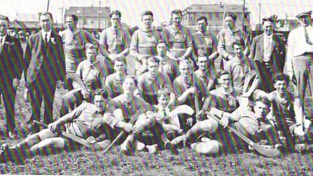 The Tipperary hurling team and management that toured the USA in 1926.