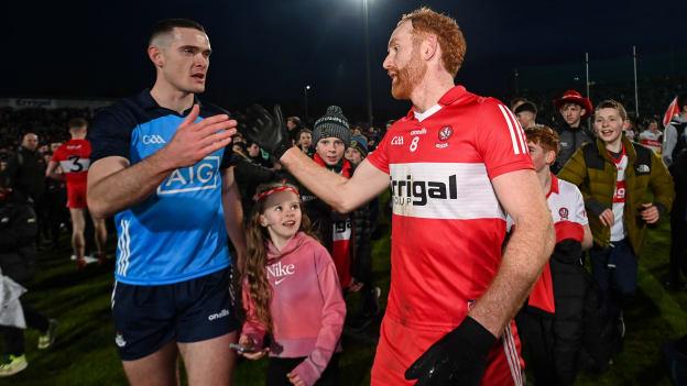 The Allianz Football League Division 1 meeting of Dublin and Derry on Saturday will be broadcast by RTÉ. 