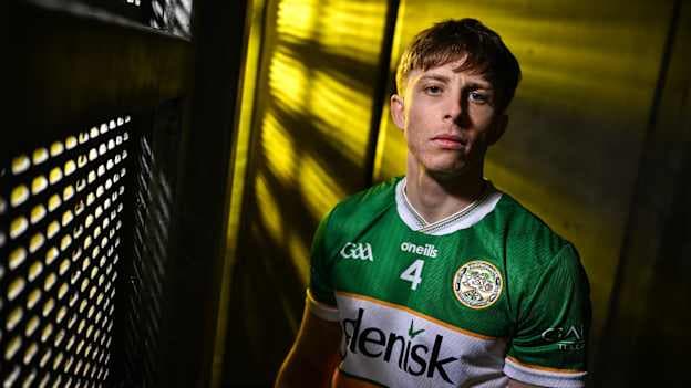 Offaly's Lee Pearson pictured at the launch of the Tailteann Cup. Photo by David Fitzgerald/Sportsfile