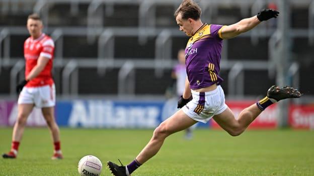 Liam Coleman of Wexford during the Leinster GAA Football Senior Championship quarter-final match between Louth and Wexford at Laois Hire O’Moore Park in Portlaoise, Laois. Photo by Sam Barnes/Sportsfile