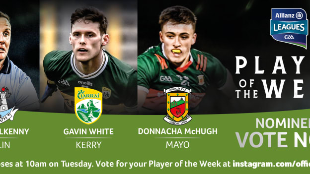 GAA.ie Footballer of the Week nominees.
