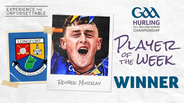 GAA.ie Hurler of the Week Reuben Murray.