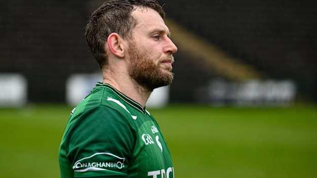 Declan McCusker of Fermanagh after his side's defeat in the Ulster GAA Football Senior Championship quarter-final match between Fermanagh and Down at Brewster Park in Enniskillen, Fermanagh. Photo by Ramsey Cardy/Sportsfile.