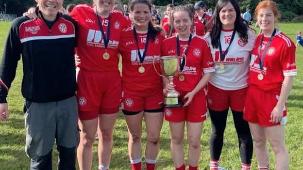 Jenn Treacy plays for Glasgow Gaels in Scotland.