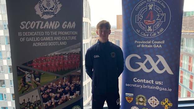 Scotland GAA Community Development Administrator Oisín Curran.