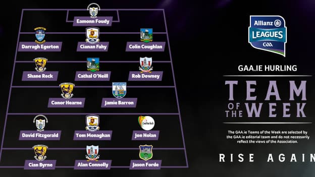 This week's GAA.ie Hurling Team of the Week. 